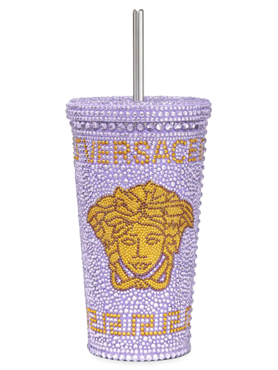 Shop Versace Medusa Studs Travel Mug