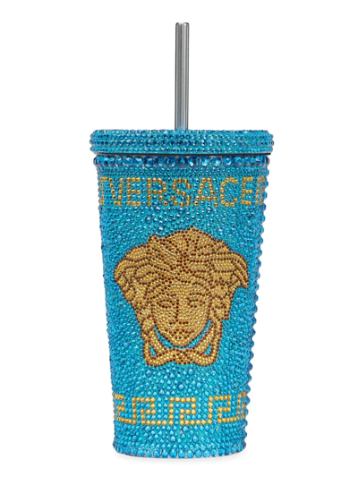 Shop Versace Medusa Studs Travel Mug