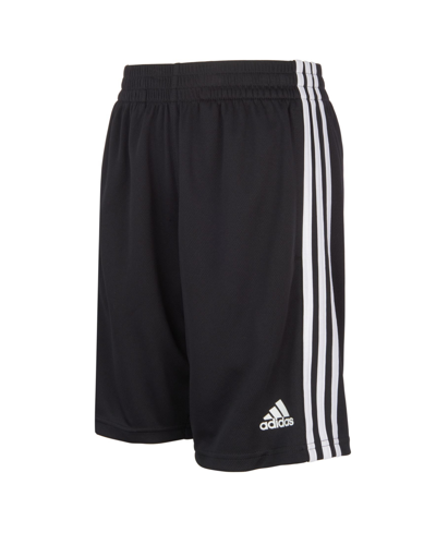 Shop Adidas Originals Big Boys Plus Size Classic 3-stripes Shorts In Black