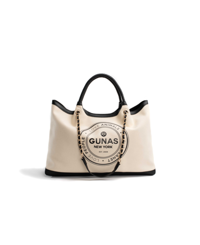 Shop Gunas New York Women's Ruth Canvas Tote In Ivory