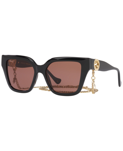 Shop Gucci Women's Sunglasses, Gg1023s In Black