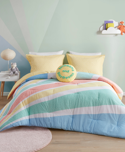 Shop Urban Habitat Kids Rory Rainbow Sunburst 5-pc. Comforter Set, Full/queen In Yellow