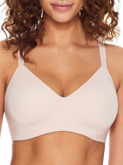 Shop Dkny Active Comfort Wire-free T-shirt Bra In Blush