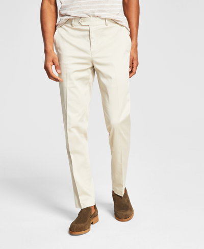 Shop Bar Iii Men's Slim-fit Cotton Stretch Solid Suit Separate Pants, Created For Macy's In Tan