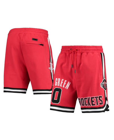 Pro Standard Men's  Jalen Green Red Houston Rockets Player Replica Shorts In Red