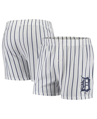 Concepts Sport Men's White Detroit Tigers Vigor Boxer Shorts In White