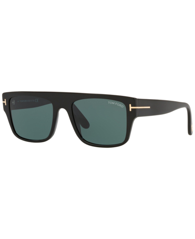 Shop Tom Ford Men's Sunglasses, Ft0907 In Black Shiny