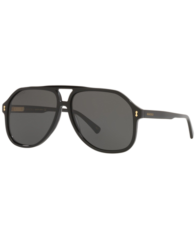 Shop Gucci Men's Sunglasses, Gg1042s 60 In Black