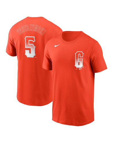 Shop Nike Men's Mike Yastrzemski Orange San Francisco Giants City Connect Name And Number T-shirt