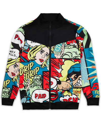Shop Reason Men's Paid Track Jacket In Multi