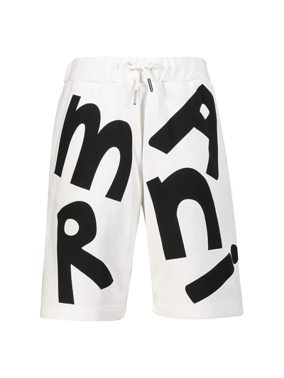 Shop Marni Kids Shorts In White