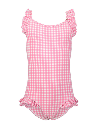 Shop Bonpoint Kids Swimsuit For Girls In Pink