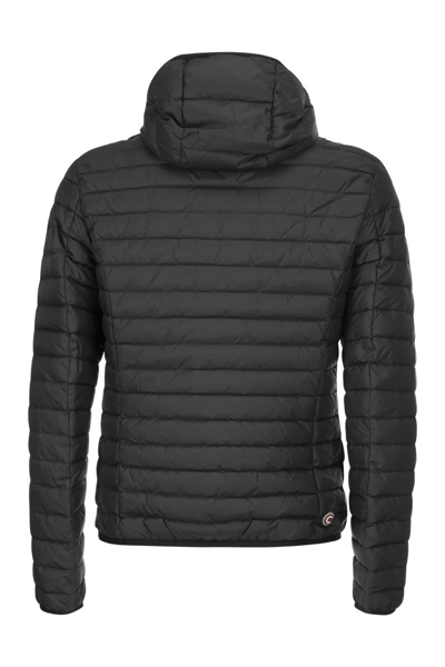 Shop Colmar Repunk - Urban Hooded Down Jacket In Black