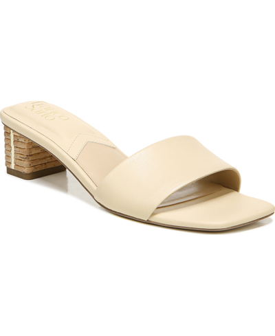 Shop Franco Sarto Cruella Slide Sandals Women's Shoes In Beige Leather