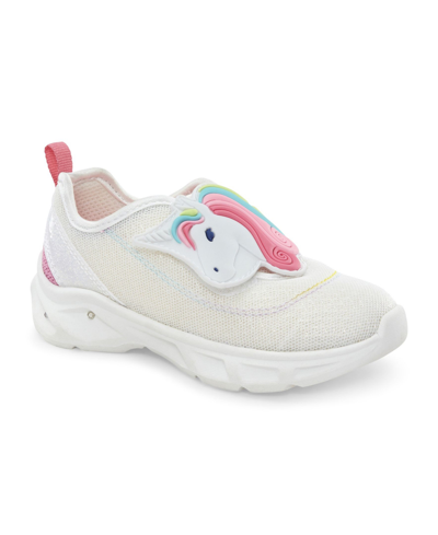 Shop Carter's Toddler Girls Hug Lighted Athletic Sneakers In White