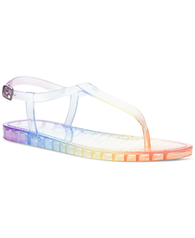 Shop Sun + Stone Kristi Jelly Sandals, Created For Macy's In Rainbow