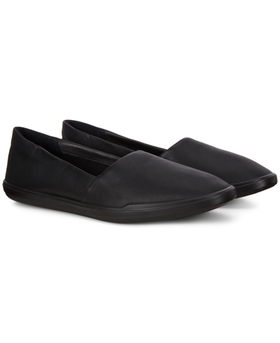 Shop Ecco Women's Simpil Loafers Women's Shoes In Black W. Black Sole