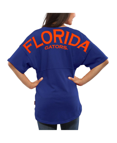 Shop Spirit Jersey Women's Royal Florida Gators  Oversized T-shirt