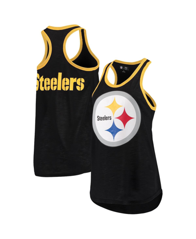 G-iii 4her By Carl Banks Women's  Black Pittsburgh Steelers Tater Tank Top In Black