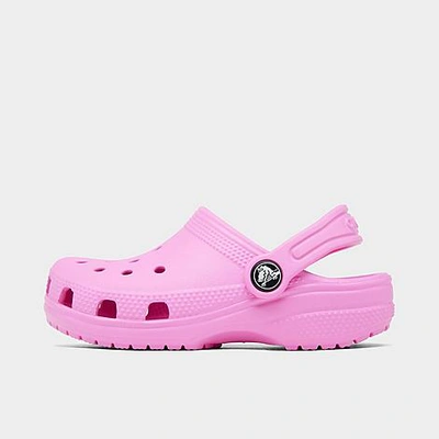 Shop Crocs Kids' Toddler Classic Clog Shoes In Taffy Pink