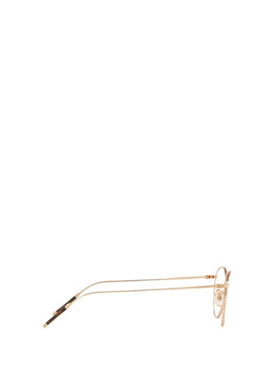 Shop Oliver Peoples Eyeglasses In Brushed Gold
