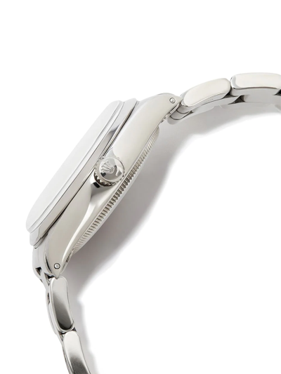 Jacquie Aiche  Customised Rolex Oyster Perpetual 34mm In Blue