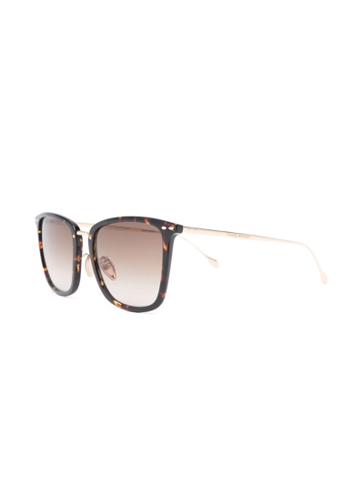 Shop Isabel Marant Eyewear Tortoiseshell-frame Sunglasses In Gold
