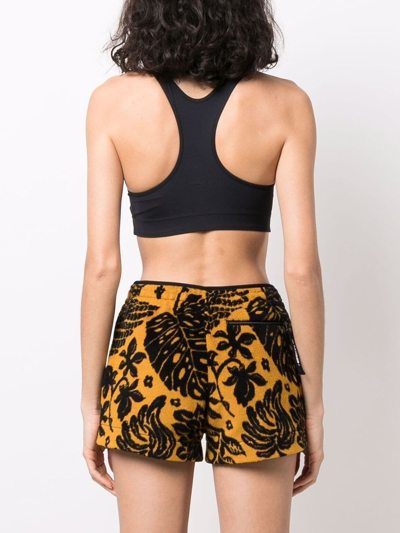 Jil Sander Logo-print Sports Bra In Schwarz
