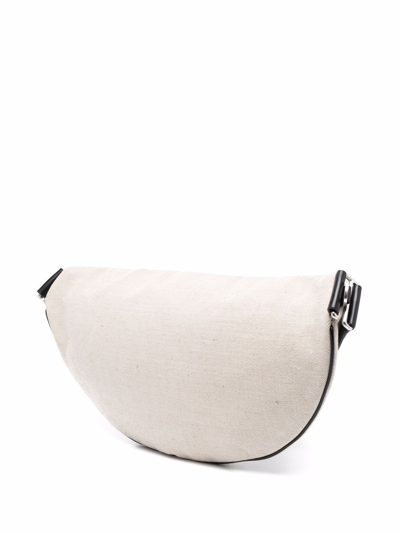 Jil Sander Canvas Small Belt Bag In Neutrals
