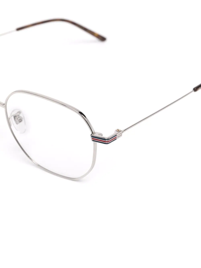Gucci Gg1125o Round-frame Glasses In Silver