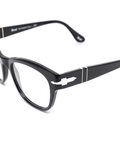 Persol Round-frame Glasses In Black