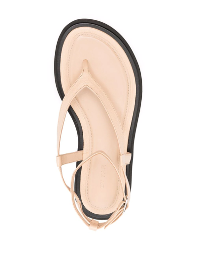 Shop By Far Cece Flatform Sandals In Nude