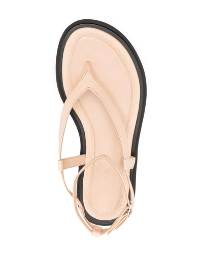 By Far Cece Flatform Sandals In Nude