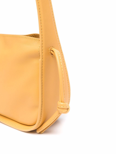 Shop Yuzefi Logo-plaque Shoulder Bag In Yellow