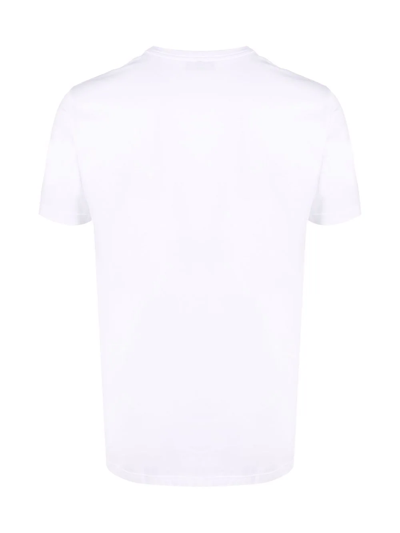 Shop Brioni Short-sleeve Cotton T-shirt In Weiss