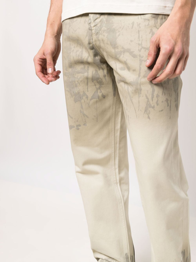 Shop A-cold-wall* Corrosion Straight-leg Jeans In Nude