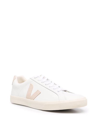 Shop Veja Esplar Low-top Sneakers In Weiss