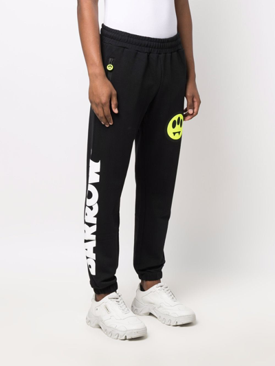 Shop Barrow Cotton Logo Sweatpants