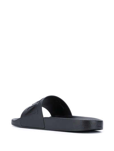 Shop Valentino Vltn Slide In Black