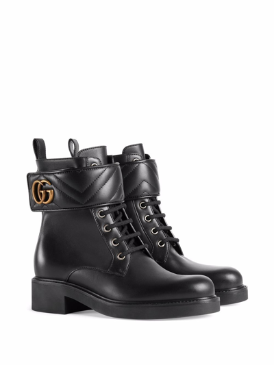 Shop Gucci Leather Boots