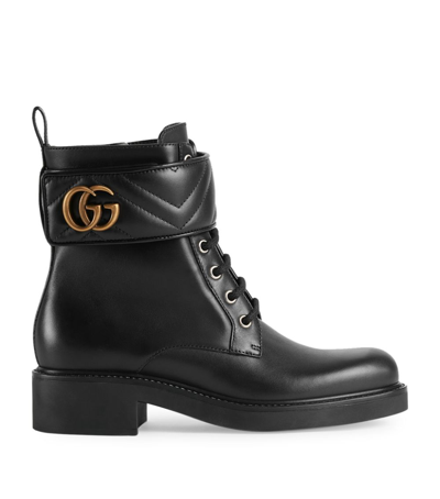 Shop Gucci Leather Boots