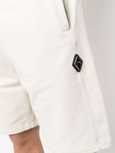 A-cold-wall* Two-tone Panel Shorts In Neutrals