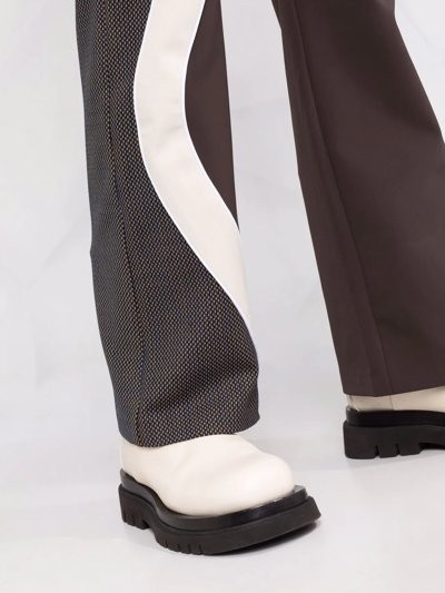 Shop Ahluwalia Expression Tailored Trousers In Braun