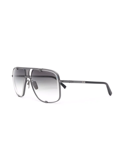 Dita Eyewear Mach-five Navigator-frame Sunglasses In Black