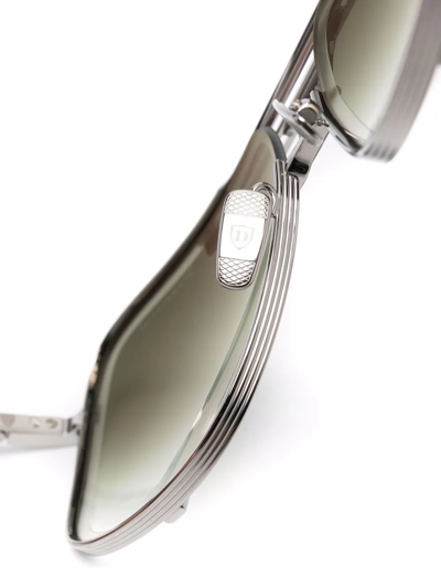 Shop Dita Eyewear Mach-five Navigator-frame Sunglasses In Black