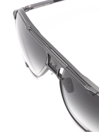 Dita Eyewear Mach-five Navigator-frame Sunglasses In Black