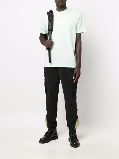 Carhartt Embroidered-logo Organic-cotton T-shirt In Grün