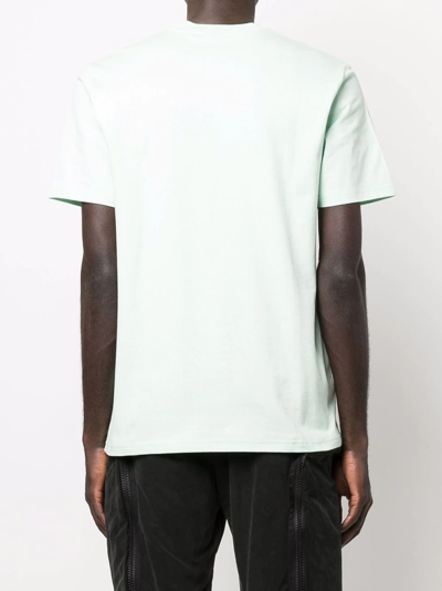 Carhartt Embroidered-logo Organic-cotton T-shirt In Grün