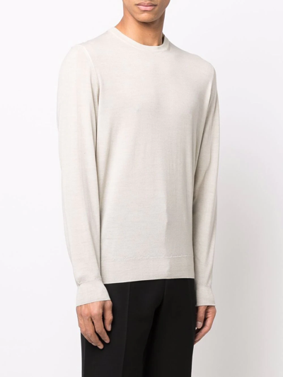 Drumohr Crew-neck Jumper In Nude