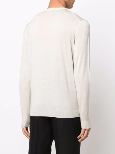 Drumohr Crew-neck Jumper In Nude